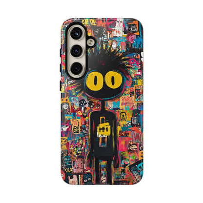 Urban Art iPhone Case – Basquiat Graffiti Style Cover - iPhone, Samsung & Google Pixel Cover - Artistic Painting Case,  Art Lover Gift