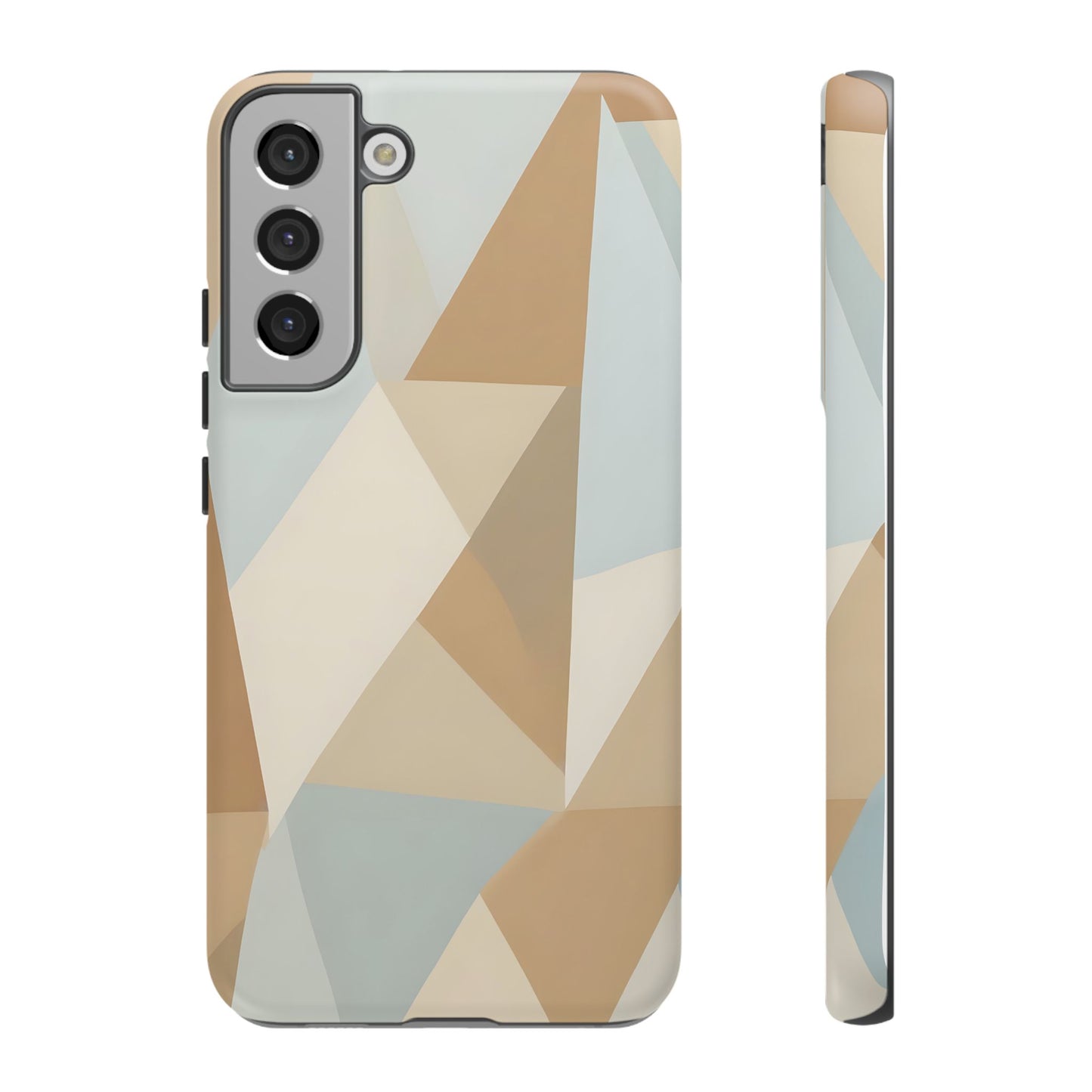 Neutral Geometrical Triangular Abstract Pattern