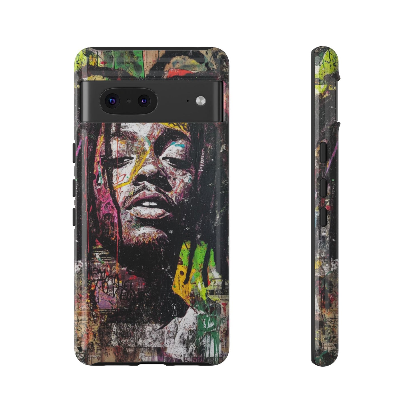 Basquiat Art iPhone Case – Bold, Graffiti-Inspired Street Art Cover - iPhone, Samsung & Google Pixel Cover - Artistic Painting Case, Art Lover Gift