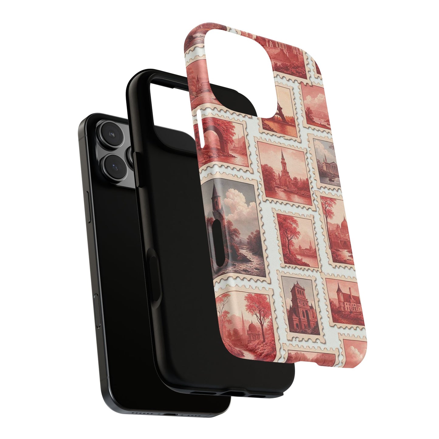 Vintage Postcard Stamps Phone Case