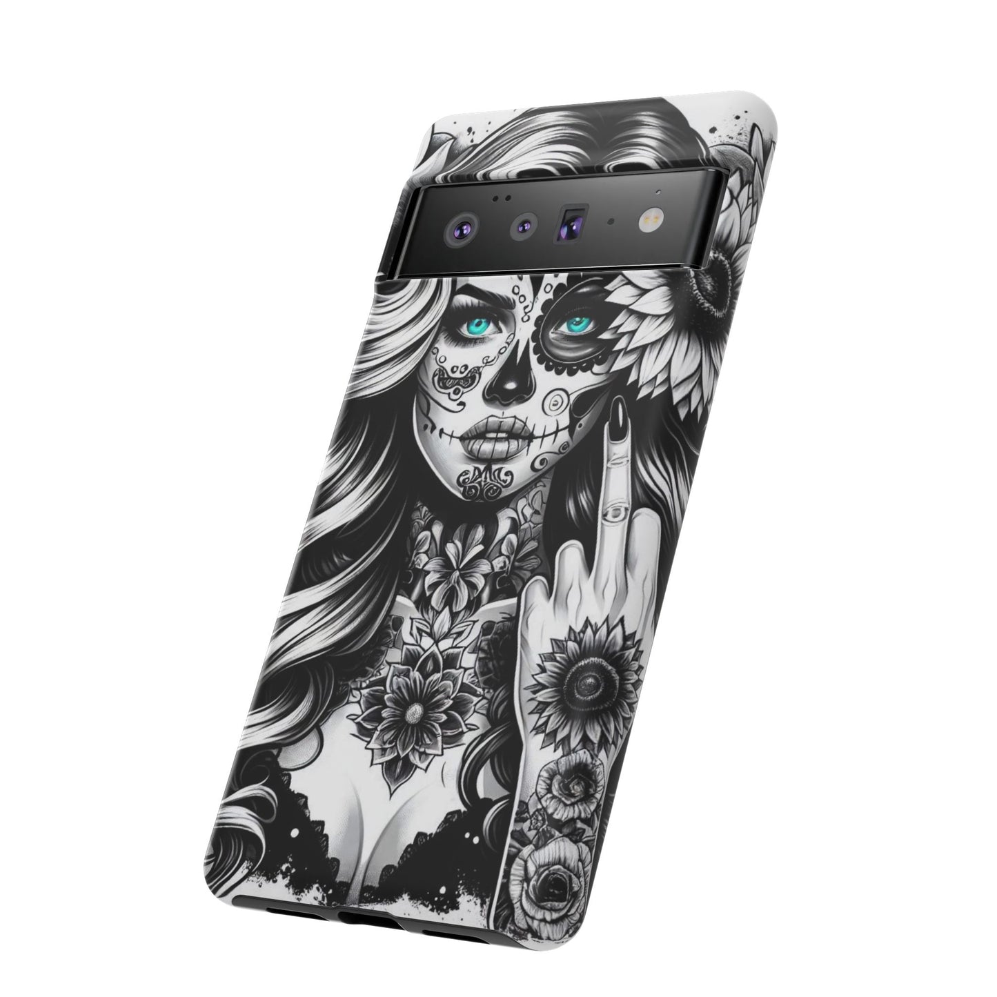 La Rebel – Day of the Dead Gothic Attitude Mobile Cover