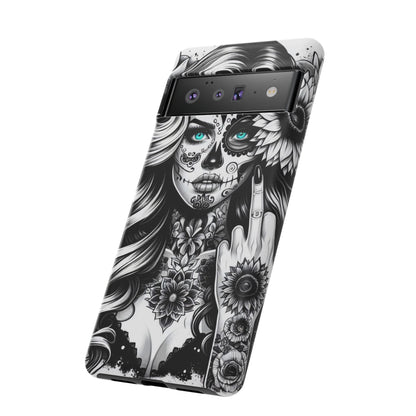 La Rebel – Day of the Dead Gothic Attitude Mobile Cover