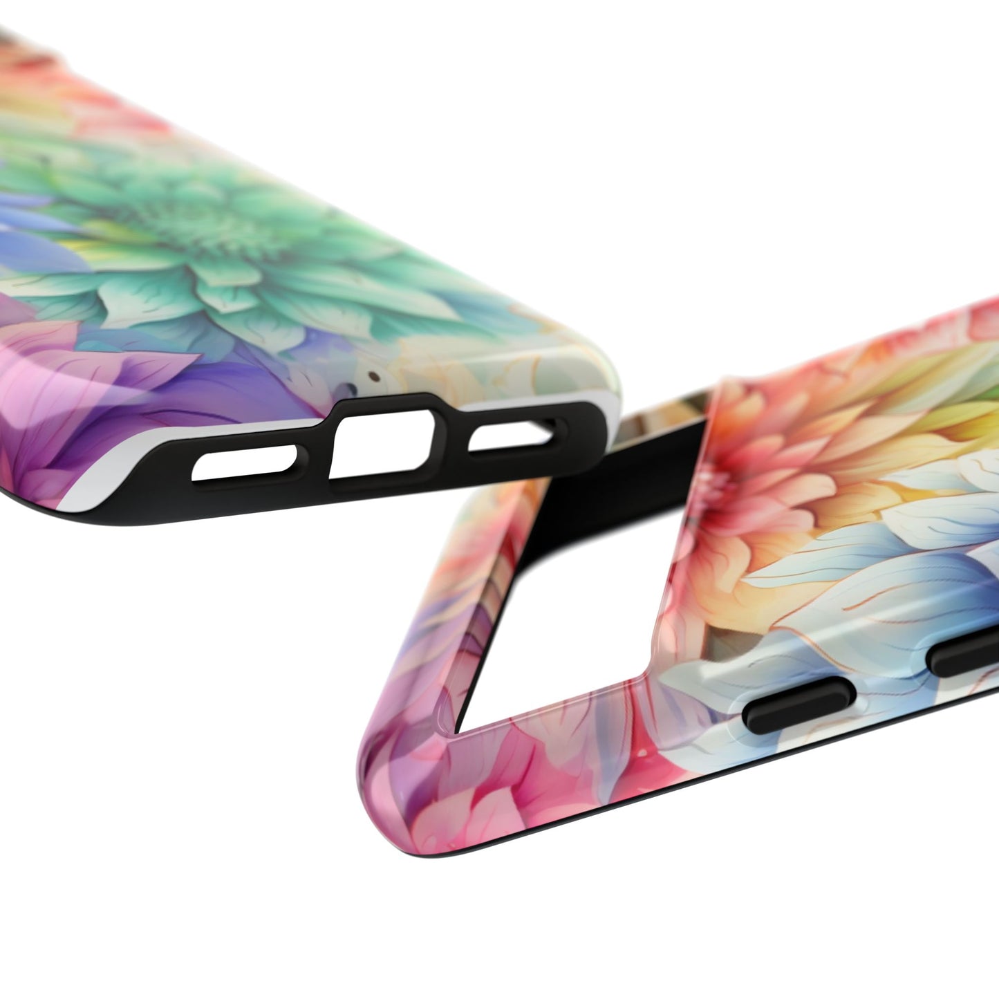 Rainbow Bloom Mandala Floral Mobile Case