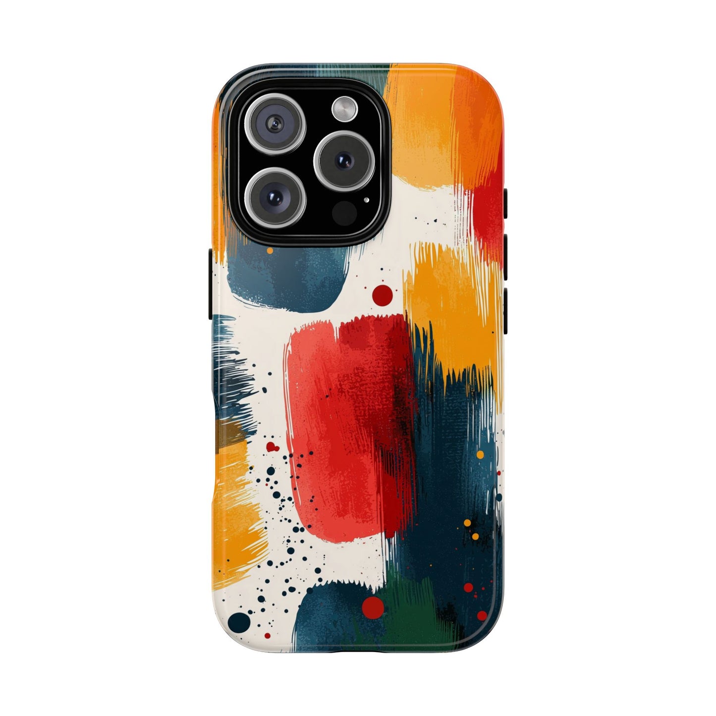 Color Burst Abstract Brushstroke Phone Case for iPhone, Samsung & Pixel
