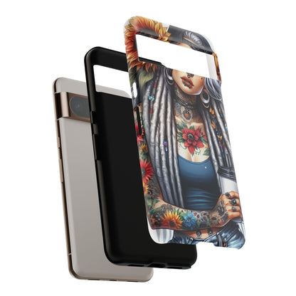 Sunflower Queen – Boho Rebel Tattoo Mobile Cover