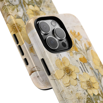 Vintage Botanical Floral Mobile Case