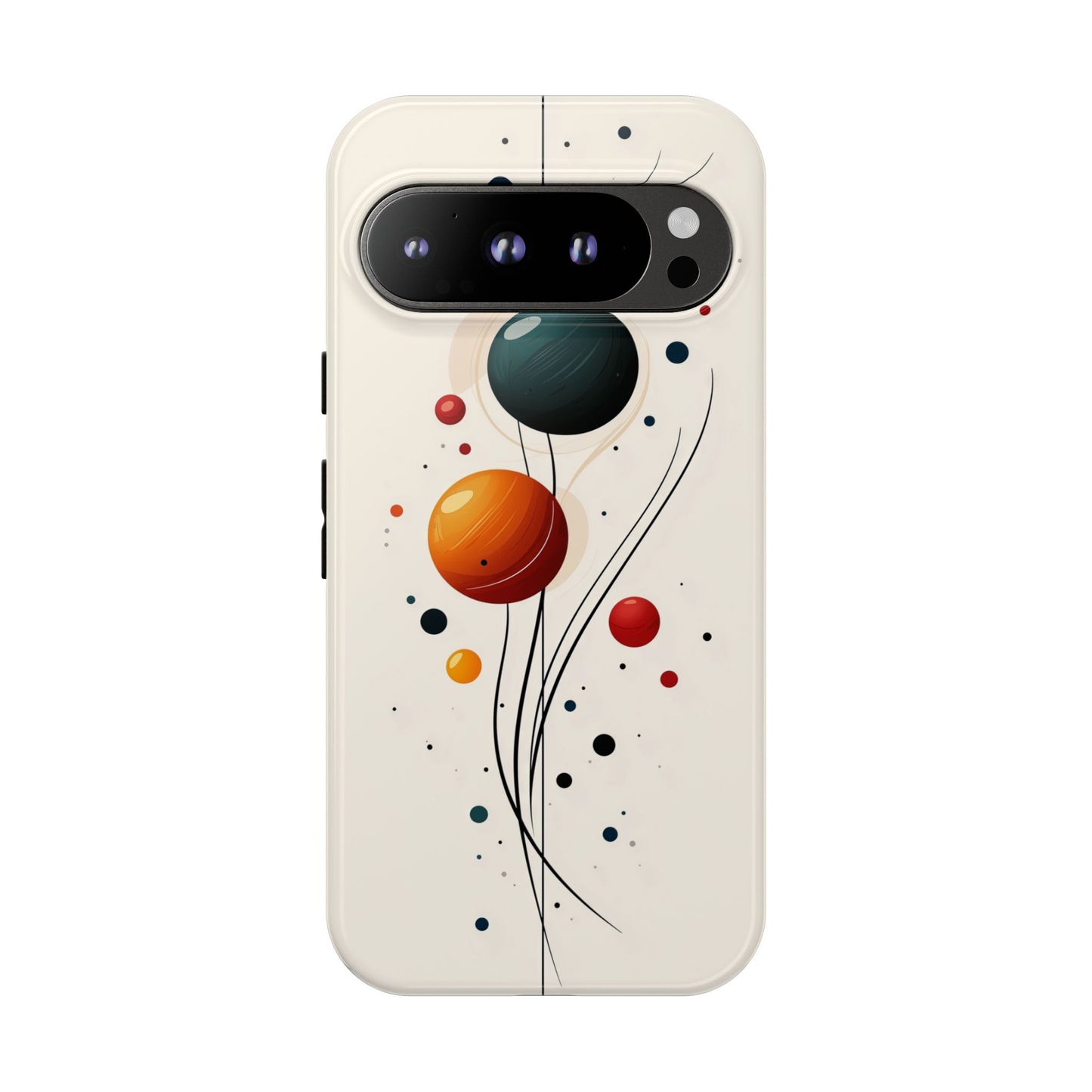 Modern Orbit Abstract Phone Case – Minimal Planet-Inspired Design for iPhone, Samsung & Pixel