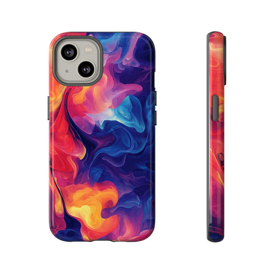 Cosmic Bloom – Abstract Vortex  Phone Case for iPhone, Samsung & Pixel