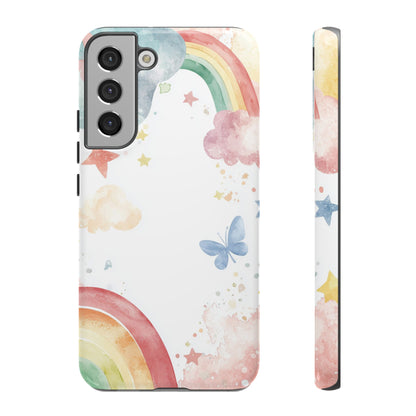 Dreamy Skies & Rainbows Watercolor Phone Case for iPhone, google Pixel & Samsung