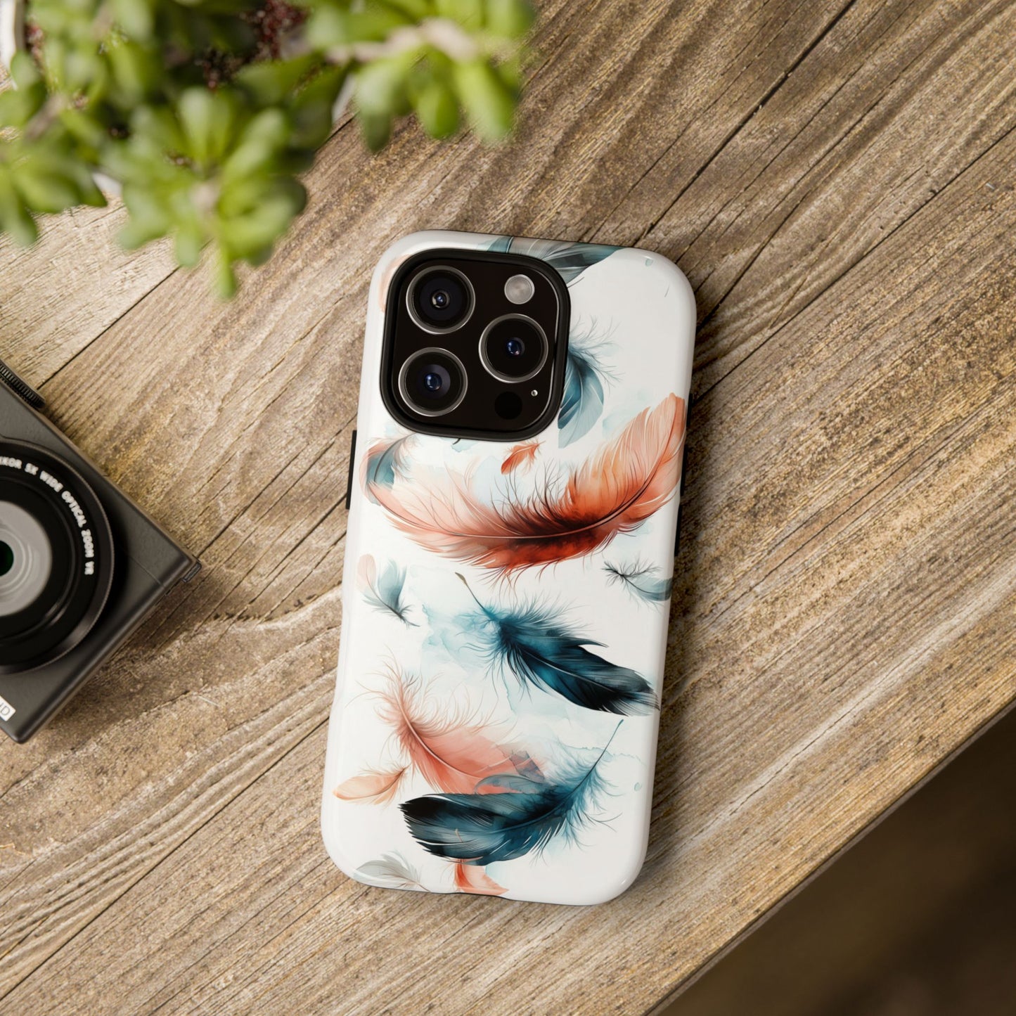 Featherlight Dreams Watercolor Phone Case for iPhone, google Pixel & Samsung