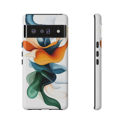 Verdant Flow – Modern Abstract Phone Case for iPhone, Samsung & Pixel