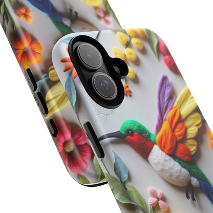 Elegant Hummingbird with Floral Mosaic Design | Nature's Artistic Vibes | Pixel 8 pro