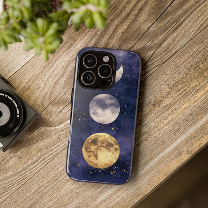Moon Magic Watercolor Phone Case for iPhone, google Pixel & Samsung
