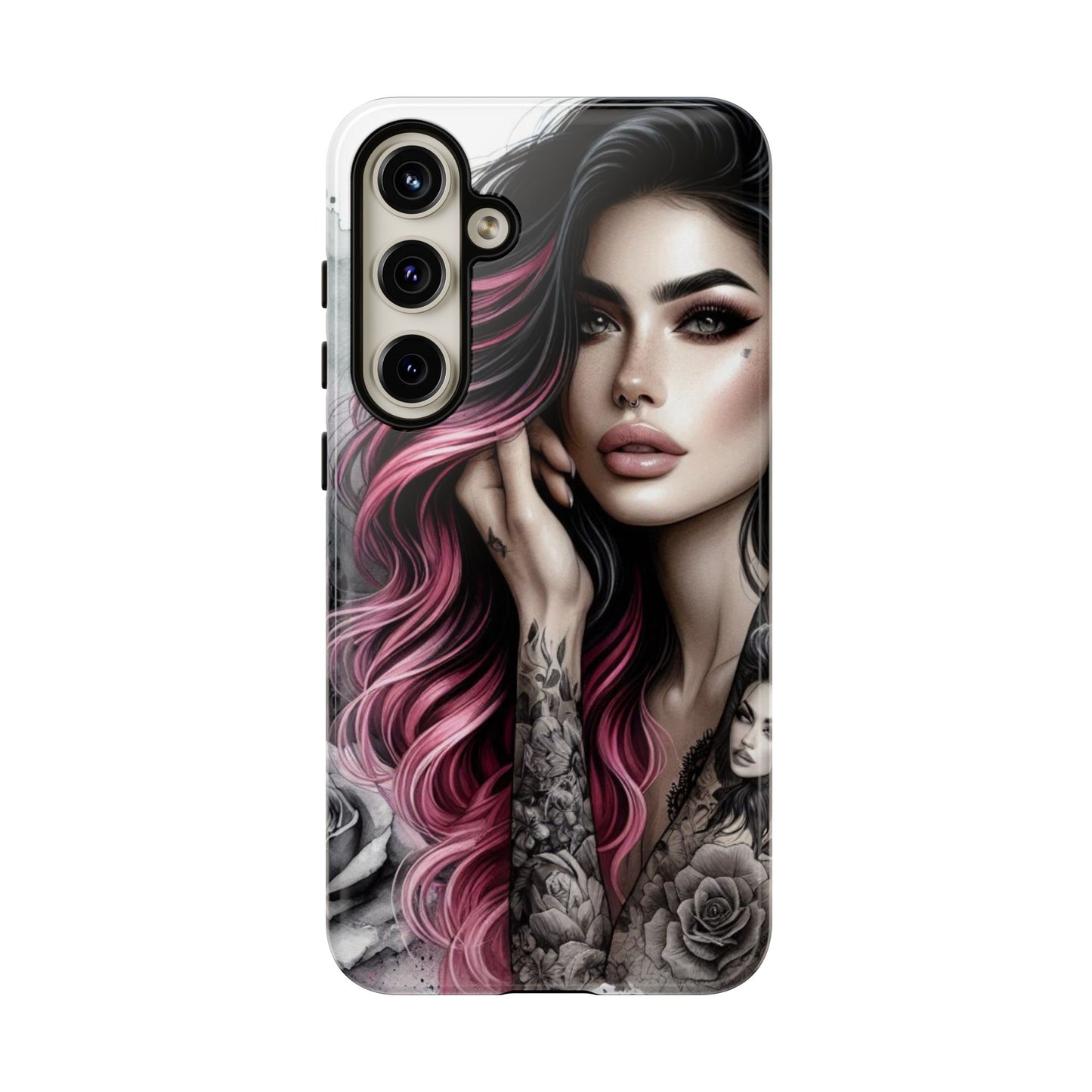 Tattooed Elegance – Gothic Art Mobile Cover