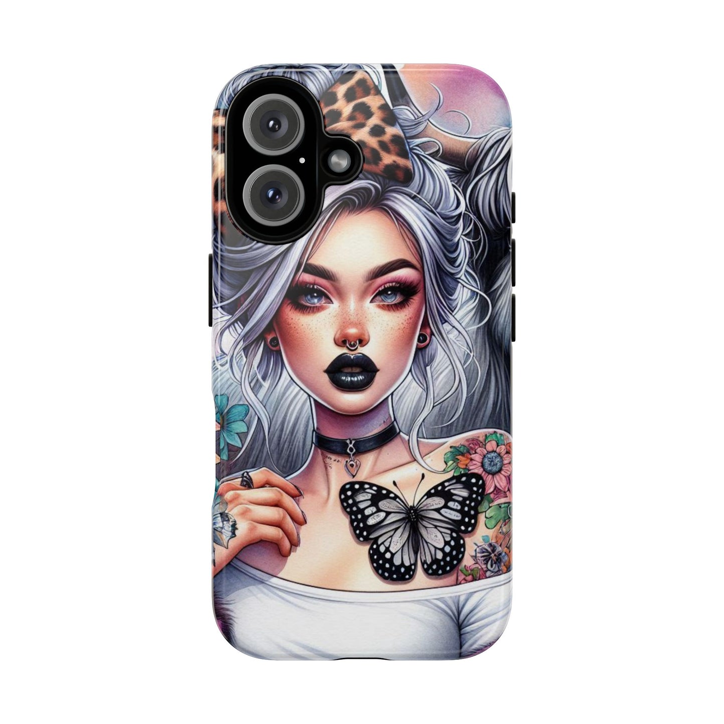 Wild Spirit – Gothic Chic & Nature Fusion Mobile Cover