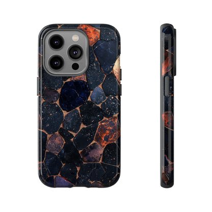 Dark Midnight Terrazzo Phone Case for iPhone, Google Pixel, Samsung