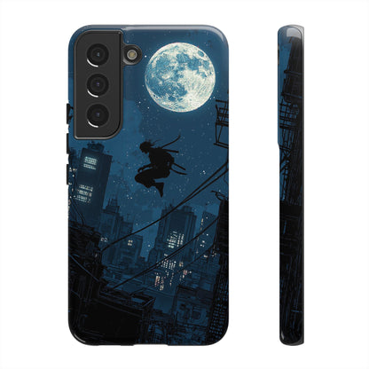 Moonlit Shadows: The Silent Ninja Phone Case for iPhone, Samsung & Pixel