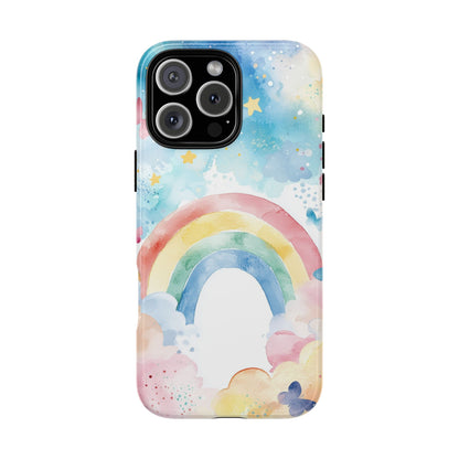 Mystic Splash Rainbow Watercolor Phone Case for iPhone, google Pixel & Samsung