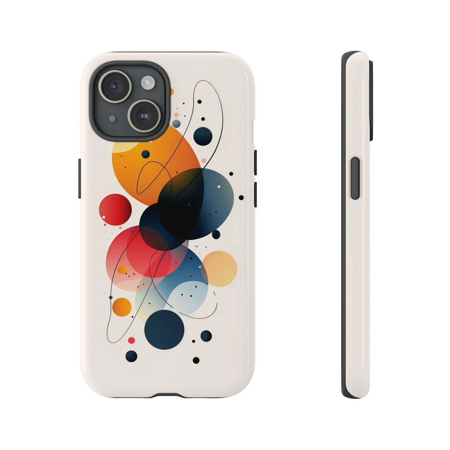 Galactic Echo – Abstract Minimalist Phone Case for iPhone, Samsung & Pixel
