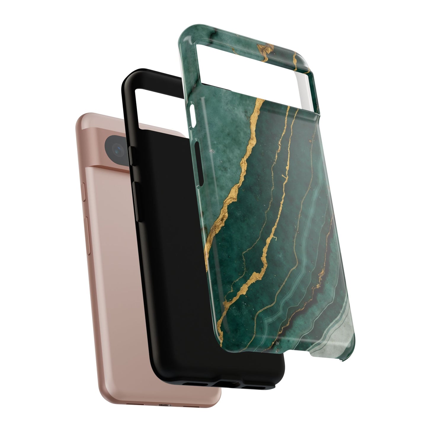 Jade Green Marble Case Design