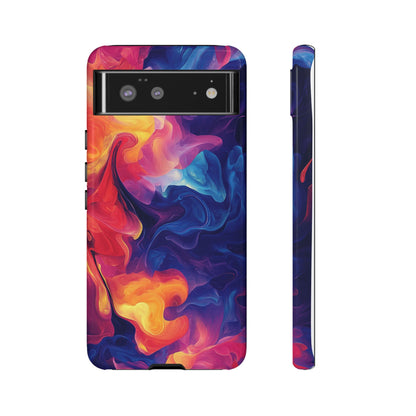 Cosmic Bloom – Abstract Vortex  Phone Case for iPhone, Samsung & Pixel