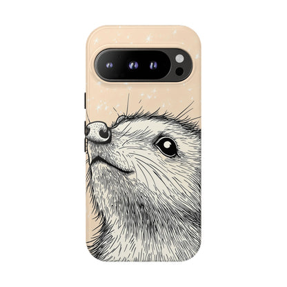 Starlit Wonder: Curious Critter in the Cosmos Phone Case for iPhone, Samsung & Pixel