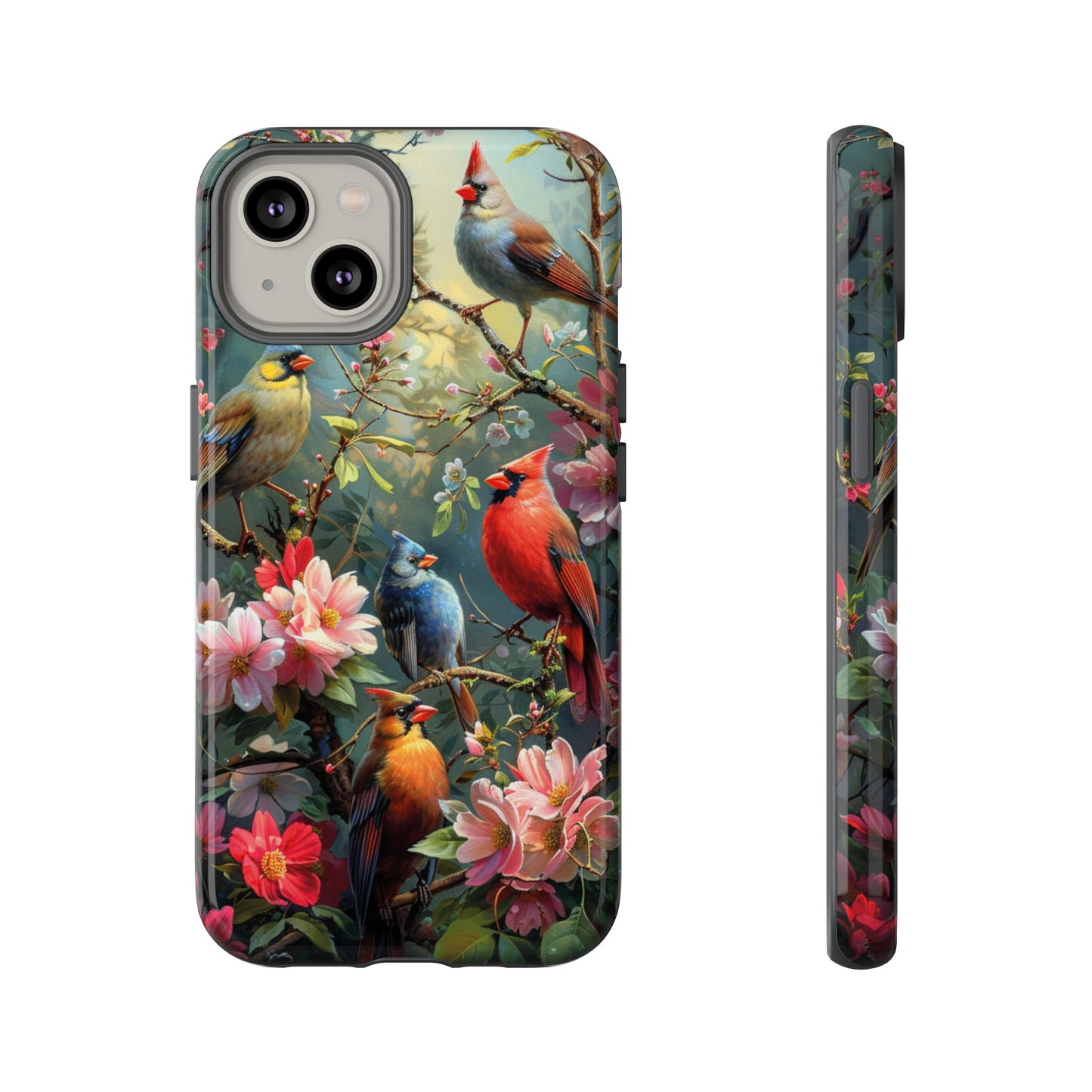 Floral Birds Phone Case – Cute & Protective Cover for iPhone, Samsung & Google Pixel