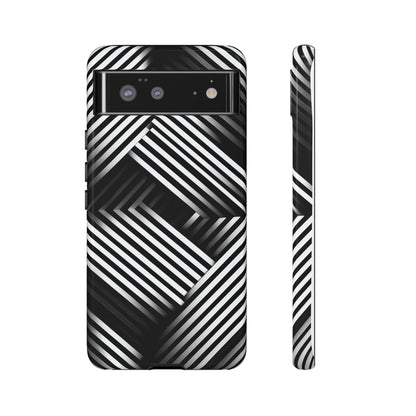 Monochrome Matrix Phone Case for iPhone, Pixel & Samsung