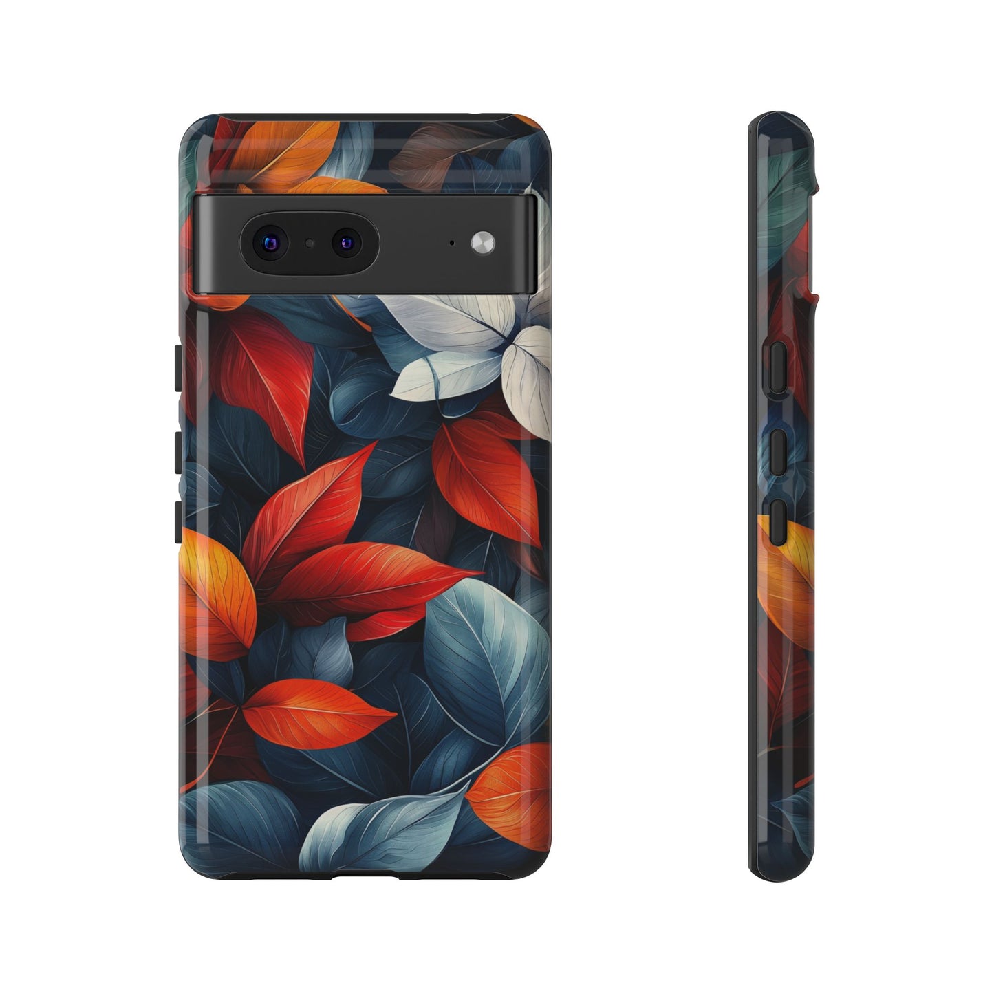 Autumn Midnight Leaves | Luxe Floral Phone Case for iPhone, Pixel & Samsung