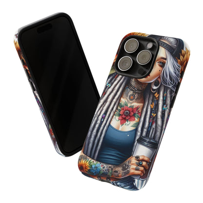 Sunflower Queen – Boho Rebel Tattoo Mobile Cover