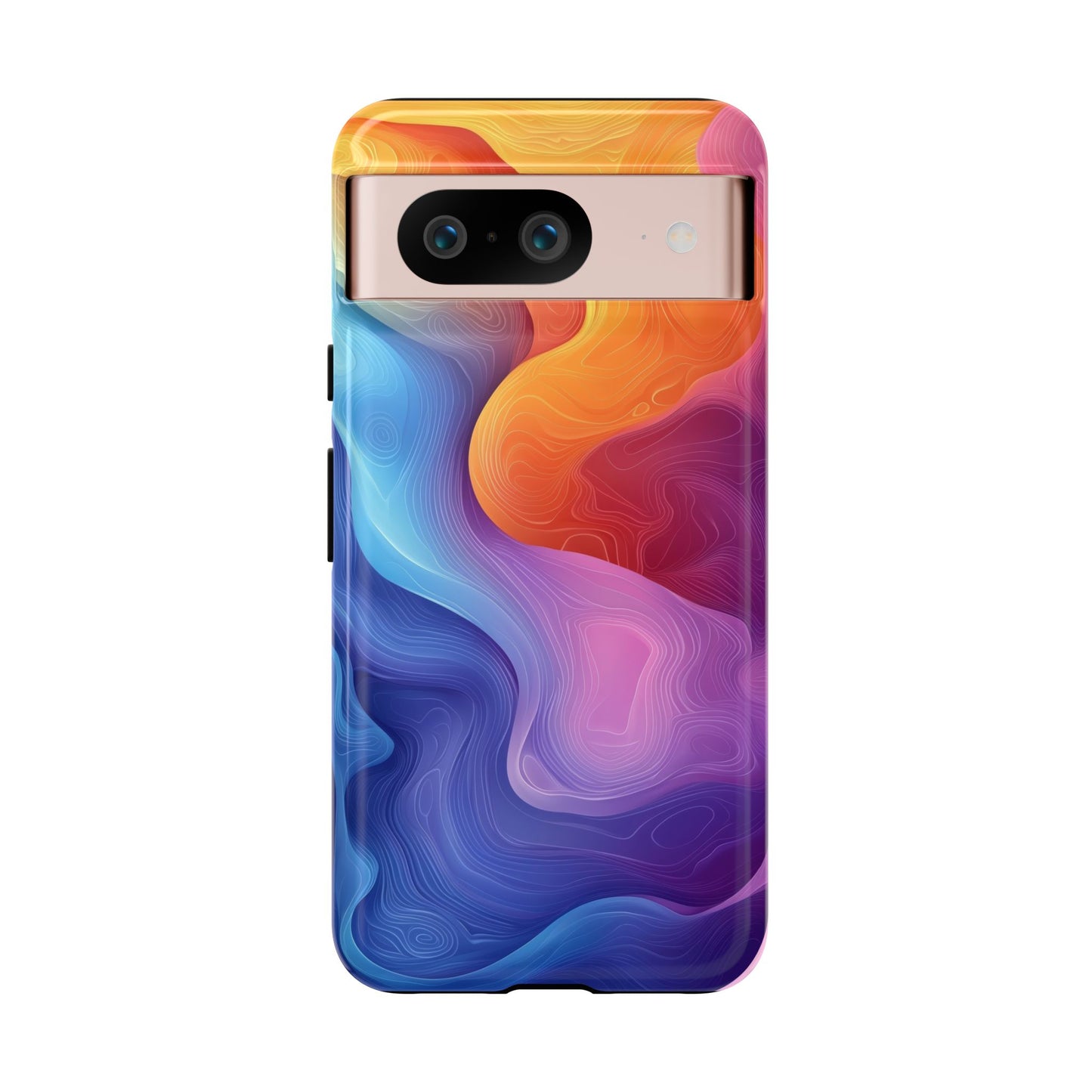 Aurora Flow Watercolor Phone Case for iPhone, google Pixel & Samsung