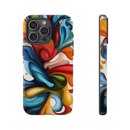 Chromatic Swirl – Abstract Expression Phone Case for iPhone, Samsung & Pixel