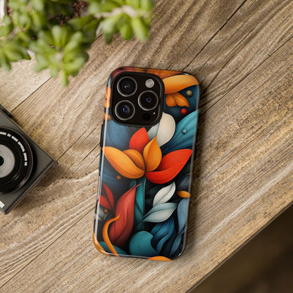 Velvet Bloom – Elegant Floral Art Phone Case for iPhone, Pixel & Samsung