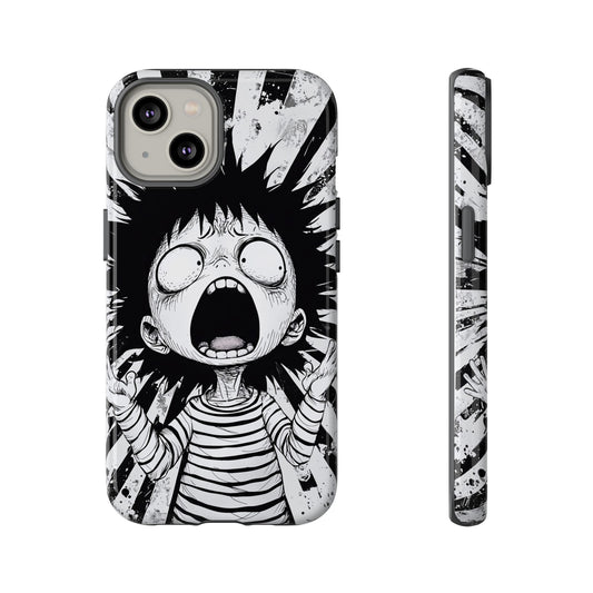 Maximum Panic Mode | Scream Kid Art  Phone Case for iPhone, Samsung & Pixel