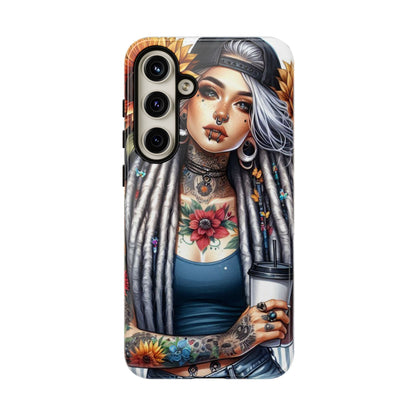 Sunflower Queen – Boho Rebel Tattoo Mobile Cover