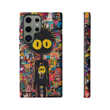 Urban Art iPhone Case – Basquiat Graffiti Style Cover - iPhone, Samsung & Google Pixel Cover - Artistic Painting Case,  Art Lover Gift