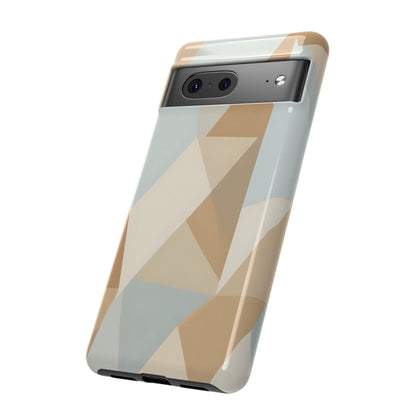 Neutral Geometrical Triangular Abstract Pattern
