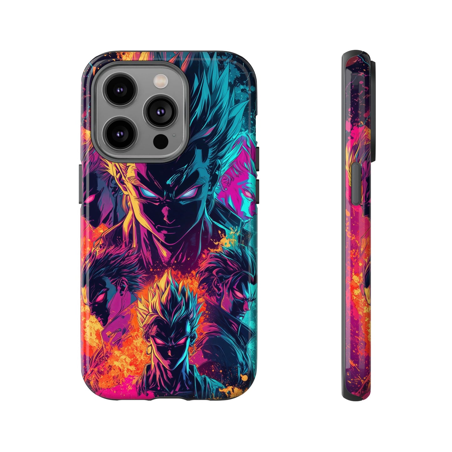 Multiverse Saiyan Rebellion | Comic-Style Anime Warriors Explosion Phone Case for iPhone, Samsung & Pixel
