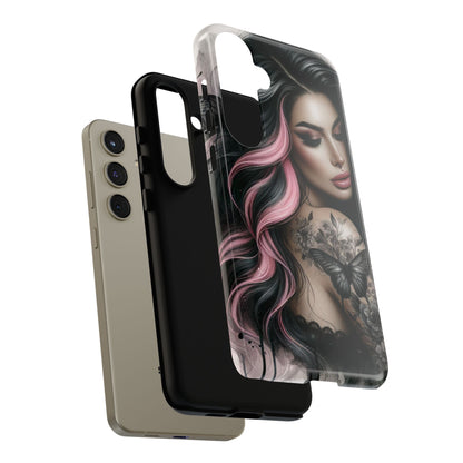 Butterfly Noir – Gothic Beauty & Inked Elegance Mobile Cover