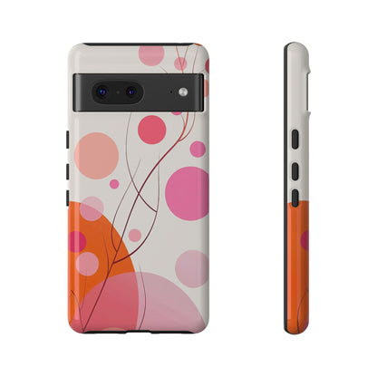 Blush Bloom – Abstract Floral Phone Case for iPhone, Samsung & Pixel