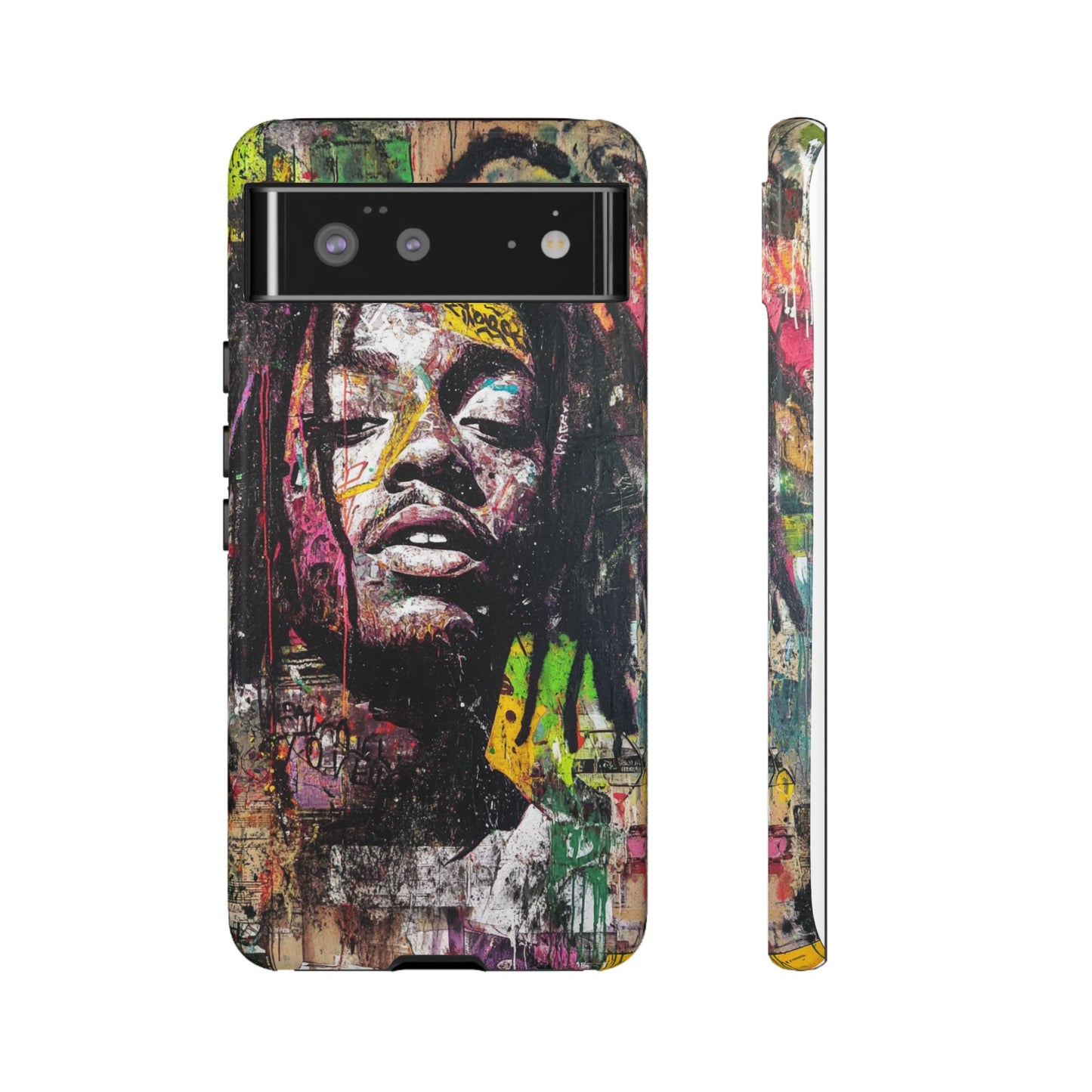 Basquiat Art iPhone Case – Bold, Graffiti-Inspired Street Art Cover - iPhone, Samsung & Google Pixel Cover - Artistic Painting Case, Art Lover Gift