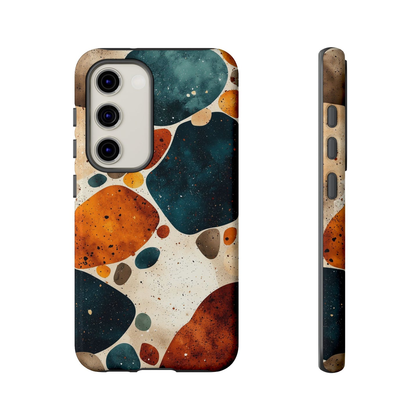 Earthy Terrazzo Stone Phone Case for iPhone, google Pixel & Samsung