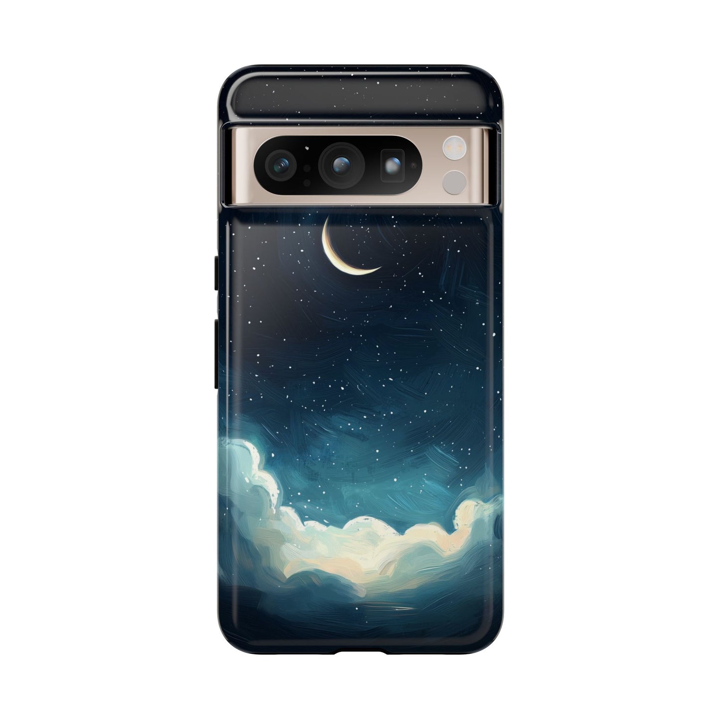 Midnight Aurora Watercolor Phone Case for iPhone, google Pixel & Samsung
