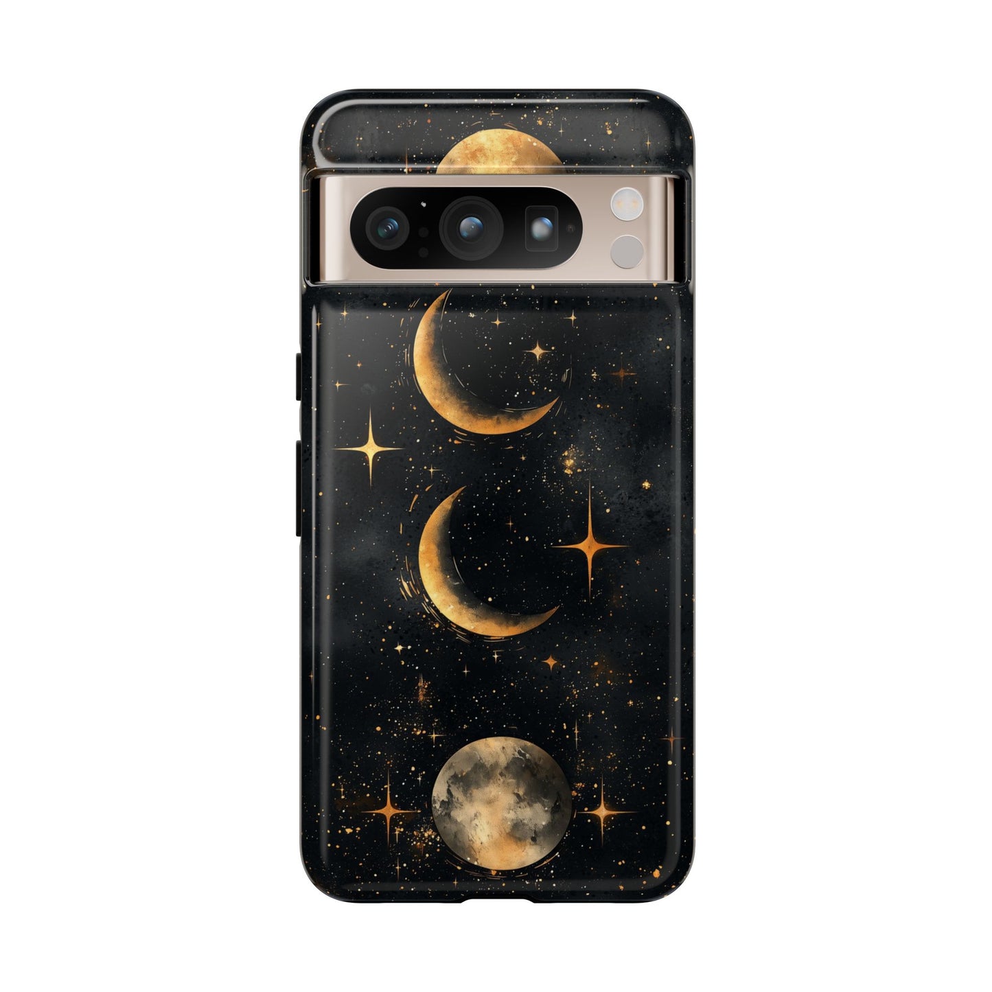 Lunar Phases Boho Moon Phone Case for iPhone, Pixel & Samsung