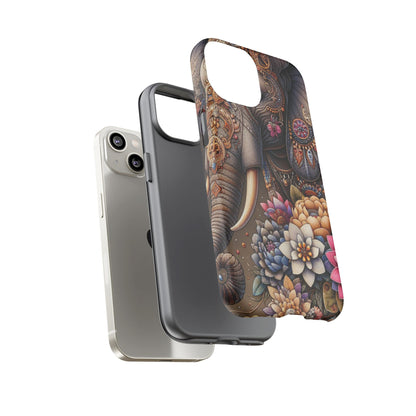 Royal Ornate Elephant Mobile Cover – Luxurious Bohemian Art