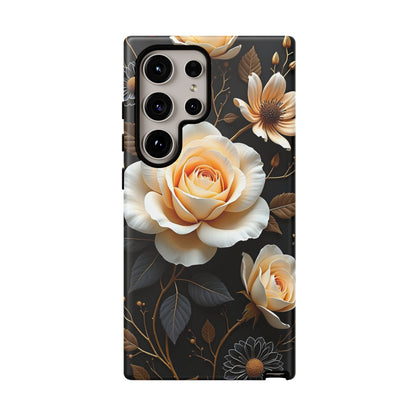 Elegant 3D Floral Design, Botanical Phone Case design for Iphone.