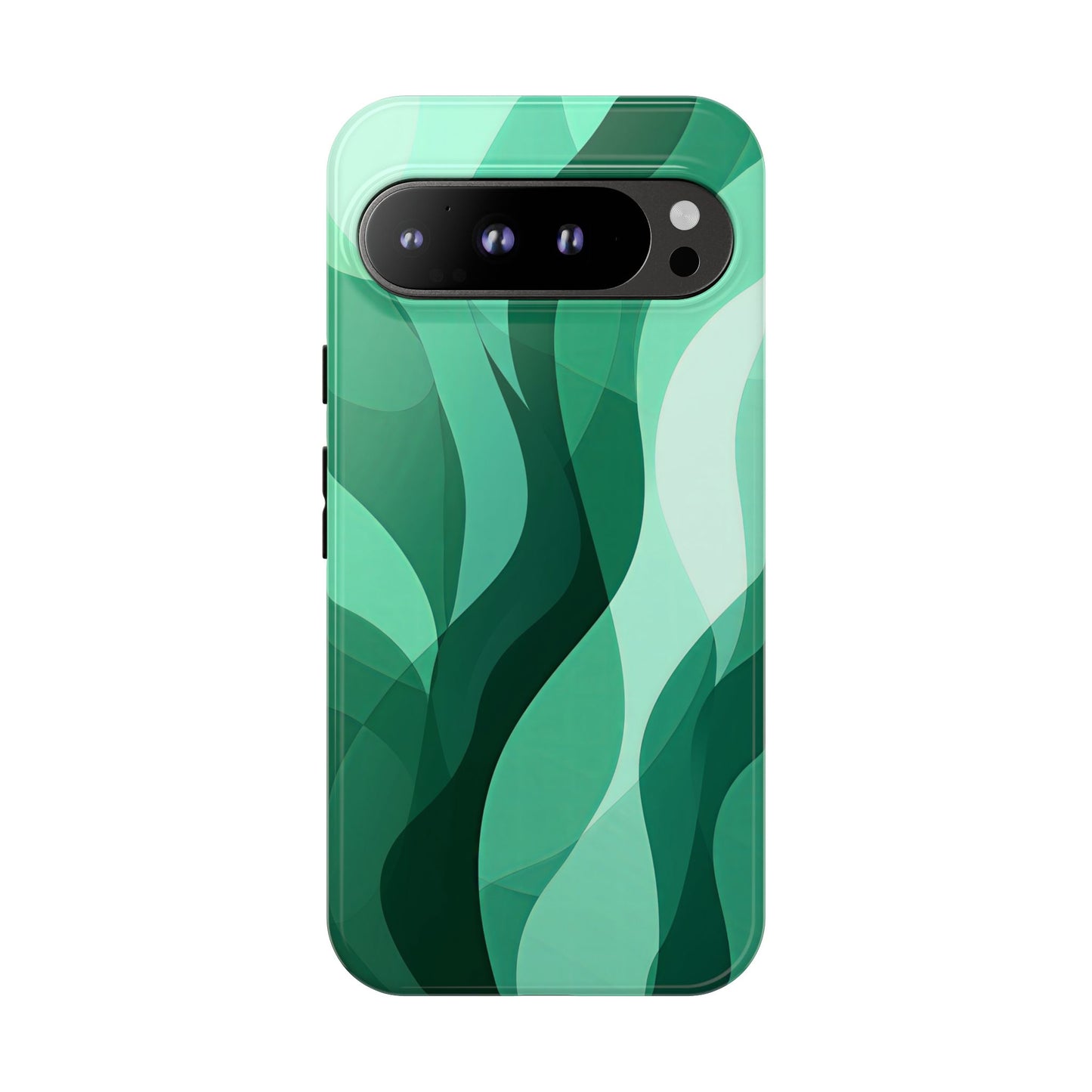 Verdant Flow – Abstract Nature-Inspired Phone Case for iPhone, Samsung & Pixel