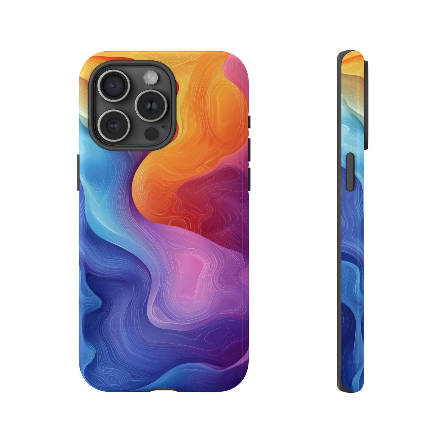 Aurora Flow Watercolor Phone Case for iPhone, google Pixel & Samsung