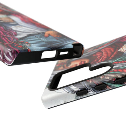 Boho Winter Queen – Cozy Dreads & Holiday Vibes Mobile Cover