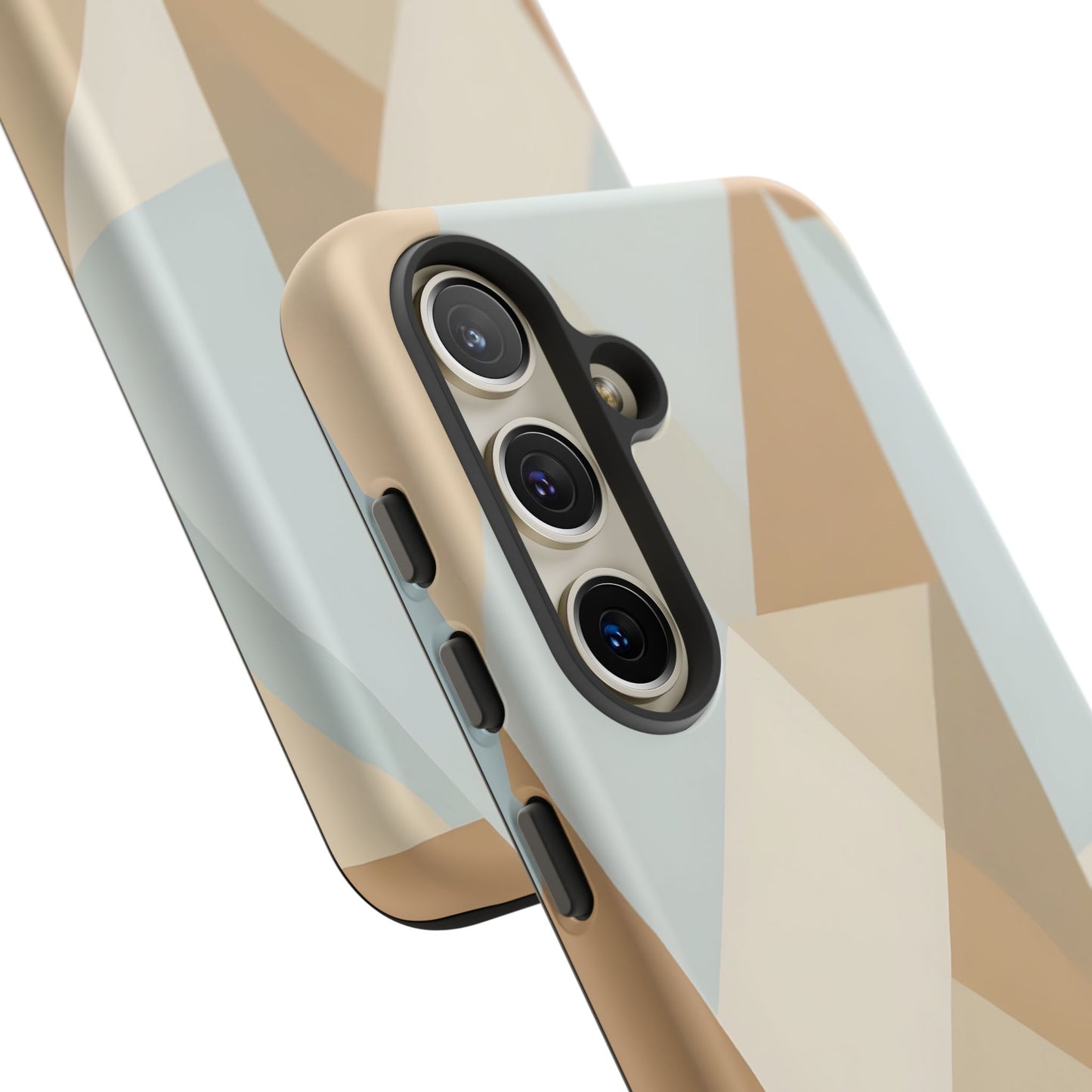 Neutral Geometrical Triangular Abstract Pattern